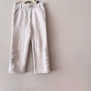 Adaptive pants, gray, thick sweatpants, straight leg sz 4